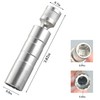 Resze 5/8-Inch（16mm） Thin Wall Spark Plug Socket,12 Points 3/8" Drive