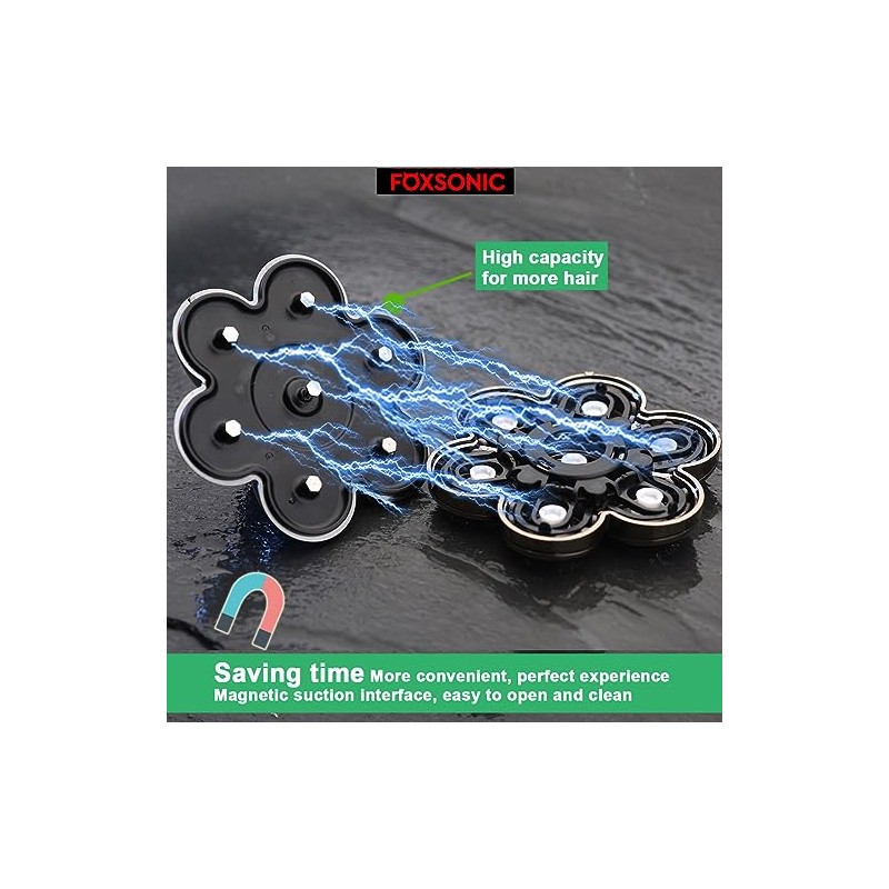 Magnetic 7 Blades Head Shaver Replacement Blades for head Shaver