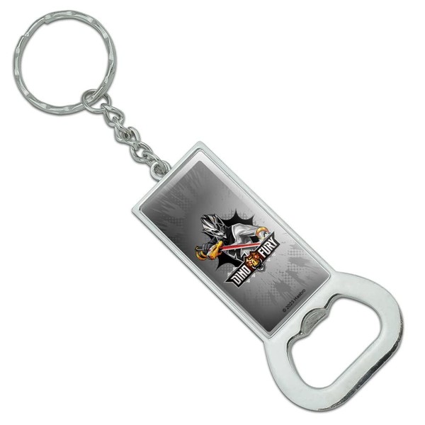 GRAPHICS & MORE Power Rangers Dino Fury Black Ranger Keychain