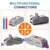 Wire Connectors Nuts, 50pcs 2 Conductor Compact Splicing Wire Connectors,