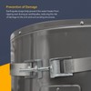 Everflow GWHSE80 Seismic Water Heater Restraining Strap, Galvanized Steel, 80