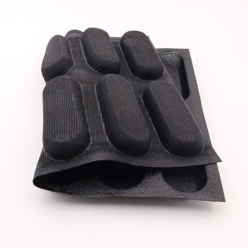 Bluedrop Silicone Hot Dog Bread Forms Mini Baby Sandwich Baking