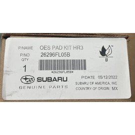 Subaru 2017-2023 Impreza Front Brake Pads 26296FL05B Genuine Factory OEM