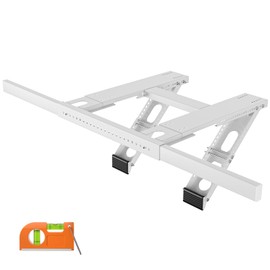 LuckIn No Drill Window AC Support Bracket, Fits Single & Double-Hung Windows, Holds up to 220lbs, for 5,000-24,000 BTU Units, Heavy Duty & Adjustable