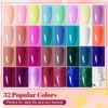 JODSONE 35 PCS Gel Nail Polish Starter Kit UV Light