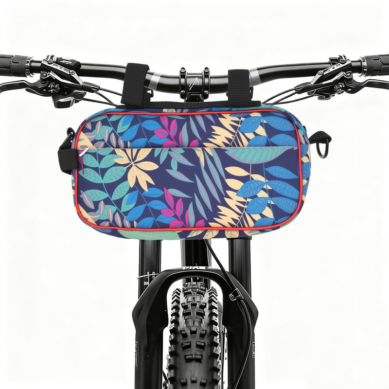 FAMJOALE Waterproof Bike Handlebar Bag, Large Capacity Bicycle Bags Cycling