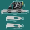 LinksTek 2-Port PCI Express RS-232 DB9 Serial Port Card for