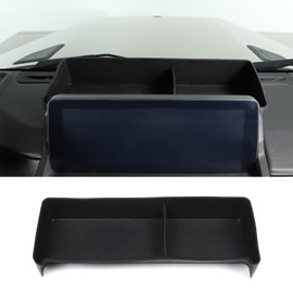 Center Console Dash Organizer for INEOS Grenadier 2020-2025 Accessories, Dashboard Organizer Tray, Navigation Screen Rear Organizer Tray, Dash Panel Insert Behind Screen Silicone Organizer Pallet (A)