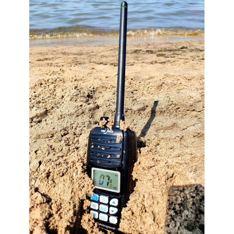 YDC TECH® MR-36M Handheld Waterproof VHF Marine Radio Black
