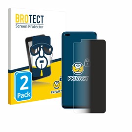 BROTECT (2 x Anti-Spy Privacy Screen Protectors for Honor 50 Lite Privacy Screen Protector, Blue Light Filter)