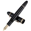 Jinhao X159 Fountain Pen #8 Medium Nib Black with Gold