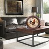VIKMARI 8.5" Vintage Rooster Kitchen Clock Silent Wall Clock for