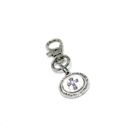 JKCE Designs Cross Cabochon Clip On Charm, Key Chain Charm, Believer Gift, Christian Faith