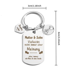 Hoosmoon Gifts for Mum Mother's Day Gifts for Mum Keyring Mum Best Mum Gift Mum Birthday Gift Mum Daughter Gift Thank You Mum Gifts Thanksgiving Christmas, Mom4