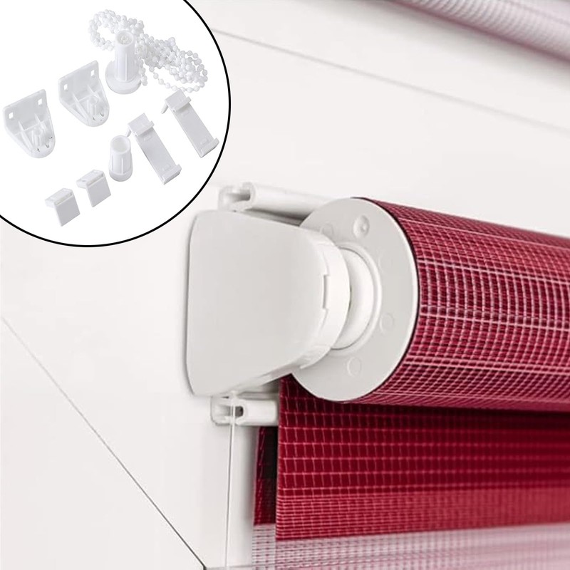 GisWell Set of 2 Brackets for Roller Blind, 17 mm