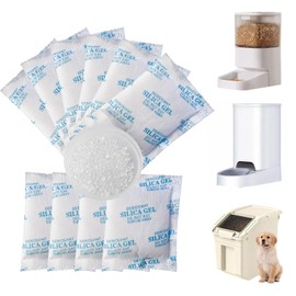 10 Packs * 30g Silica Gel Desiccant Compatible with Automatic Pet Feeders and Grain Storage Buckets, Dehumidifier and Moisture Resistant