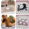 Guangyu Pack of 3 Small Animal Plush Bed, Fluffy Fleece,
