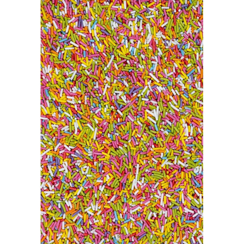 SPRINKLY - Matt Sugar Strands - Rainbow - 30g