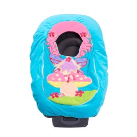 Car Seat Cuties, Baby Car Seat Cover, Stretchy Universal Fit Infant Car Seat Carrier Cover for Baby Boys and Girls, Soft & Warm Baby Blanket Style Car Seat Cover, Infant Costume (Fairy)