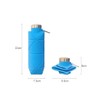 Botella de Agua Plegable de Silicona Set de 3 Piezas