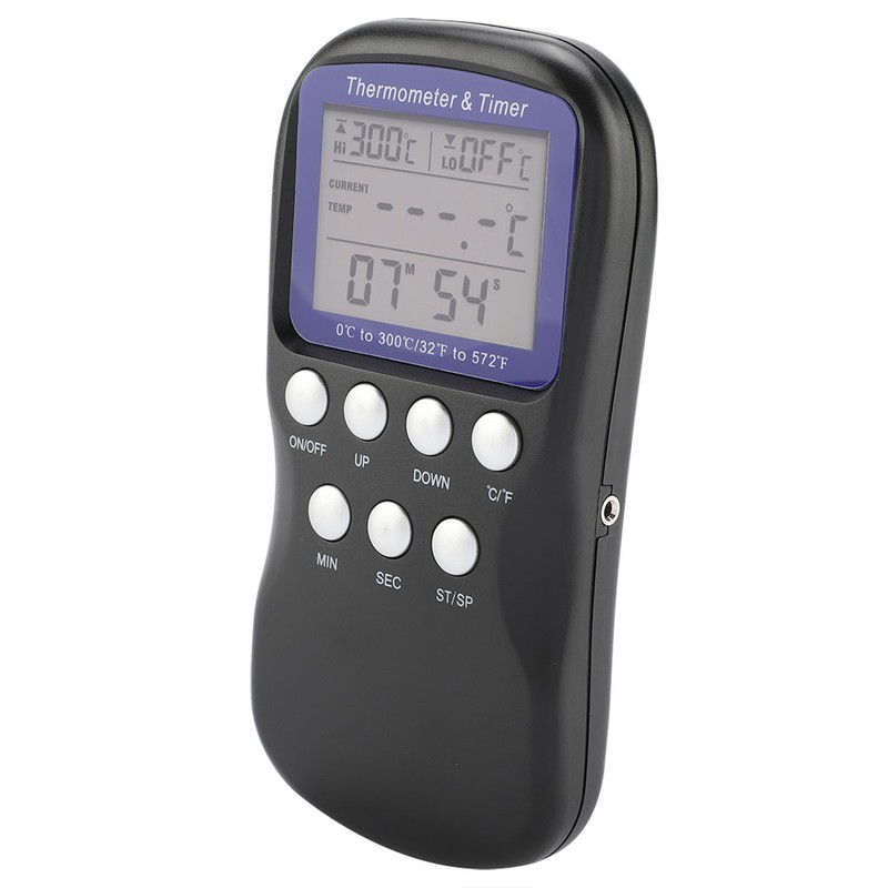 Digital Wired Barbecue BBQ Meat Oven Electronic Thermometer Grill Cooking