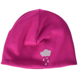 maximo Mini Girl Beanie Horse Rhinestone Full Lining, Sangria/Ink-White-Rainbow