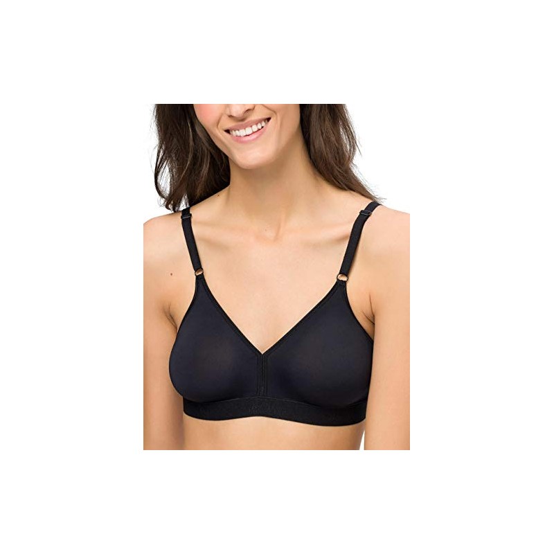 BeeDees Microfun N Women's Soft Bra, black, 80B