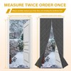 Insulated Door Curtain Fit Door 36"x82" - Magnetic Thermal Cover