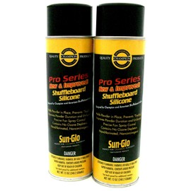 Sun-Glo Silicone Shuffleboard Spray (12 oz.) (Pack of 2)