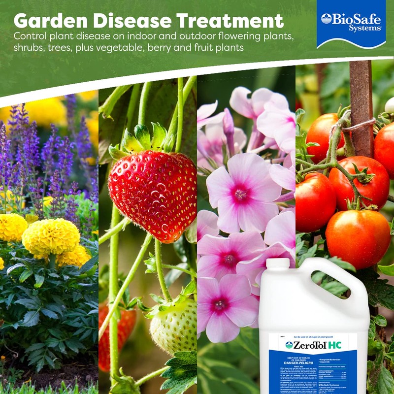 BioSafe Systems ZeroTol HC, Broad Spectrum Algaecide, Bactericide, and Fungicide,