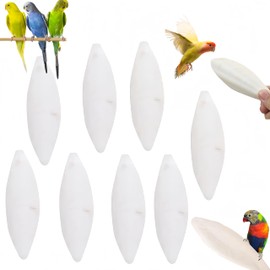 Sepiaschalen,Sepiaschalen für Schildkröten,Sepiaschalen für Vögel,Sepiaschalen für Schnecken,Kauspielzeug Papageien,Kauspielzeug Vögel,Tintenfische Sepia Knochen für Papageien Vögel,5-7cm,8PCS