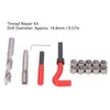 Fafeicy Thread Repair Kit, 15 Pieces/Set M14 x 1.5 mm