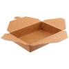 JEUIHAU 60 Pack 47 Oz Kraft Brown Take Out Boxes,