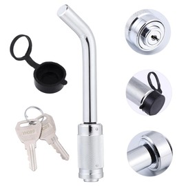 ABOOFAN Anti-Theft Trailer Hitch Lock Sturdy Receiver Lock for Car Trailers Tow Hook Accessories Keyed Unique Design Heavy Duty Secure Connection