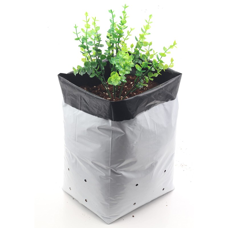 TEXALAN Poly Grow Bag Planters 1 Gallon Grow Bag, 50