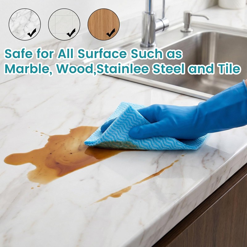 300 Pcs Disposable Dish Cloths, Reusable Cleaning Cloths and Towels,
