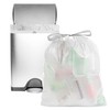 Commander 13 Gallon 0.7 MIL Lavender Tall Kitchen White Drawstring