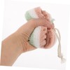 VICASKY 4pcs Exfoliating Shower Net Sponge for Body Shower Scrubber