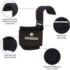 VSL Weight Lifting Hooks Non Slip Rubber Coated Grips, Neoprene