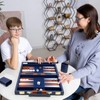 TOPTAN Backgammon Set 2 Players Classic Backgammon Sets for Adults