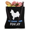 I Love My Pomsky Tote Bag