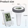 Aswalling Wireless Pool Thermometer Floating Easy Read Digital Pool Thermometer