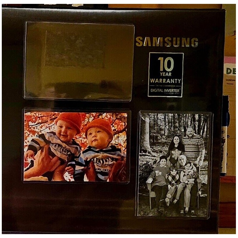 4x6 Magnetic Picture Frames for Refrigerator Magnet Photo Holder RIGID