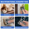 Flintronic 2PCS Plastic Scraper with 30PCS Plastic Blades, Window Scrapers