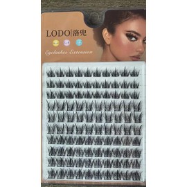 Extensiones de Pestañas Individuales Pestañas Postizas 11-13mm Blister Extensiones Pestañas Mink Mixto 100 Racimos Pestañas Postizas Individuales (100)