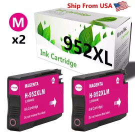 For HP (2-PK,Magenta) 952XL 952 Ink Cartridge for Office Jet Pro 8210 8216 8730 Printer
