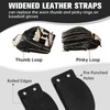 Kzzyiifw Baseball Glove Replacement Ring-Widened Comfortable Thumb Leather Strap for