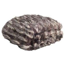 Safavieh Faux Pheasant Throw Blanket, Black/Grey