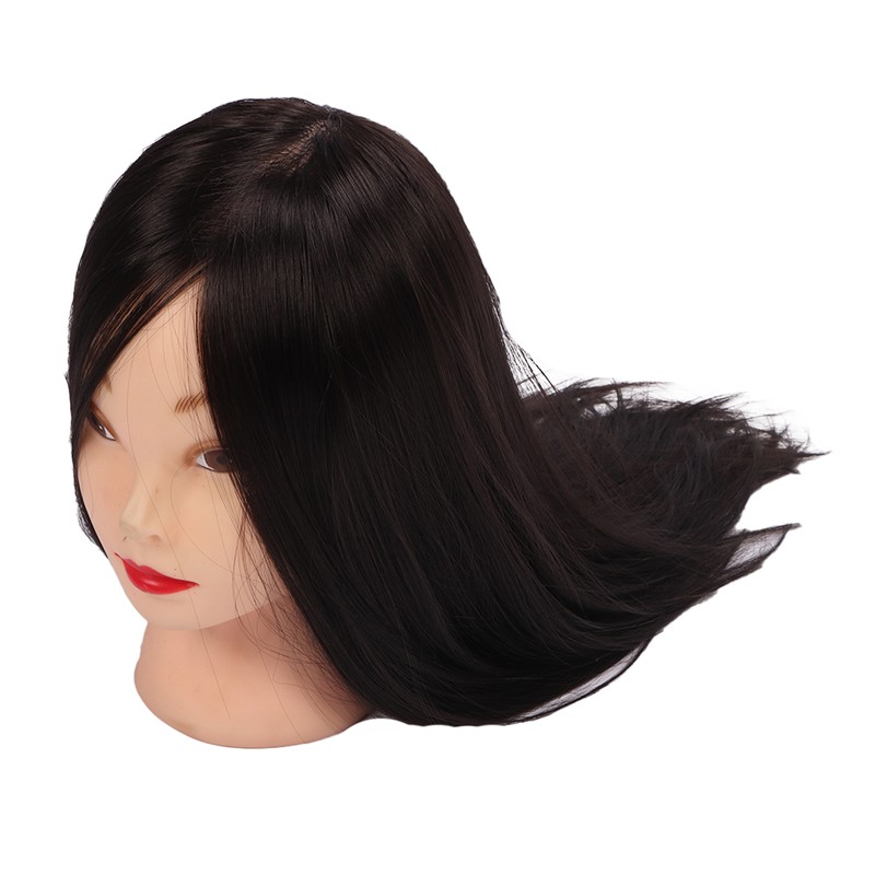 Practice Mannequin Head Novice Hairdressing Training Braiding Doll Head with