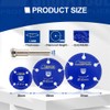 SHDIATOOL Diamond Cut-off Wheel 30/40/50MM with 6MM Rounded Shank Cutting